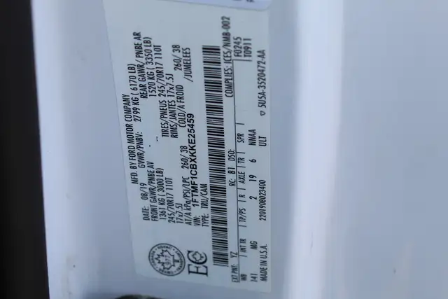 2019 Ford F-150 XLT Reg Cab 8ft Box Ladder Rack Matching Cap - Photo 21