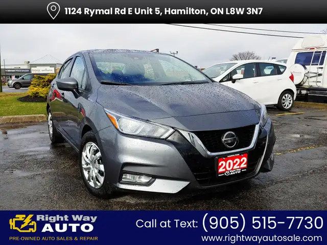 2022 Nissan Versa S | SAFETY CERTIFIED