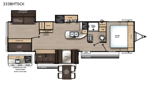 2020 Coachmen RV Catalina Legacy 333BHTSCK - Photo 2