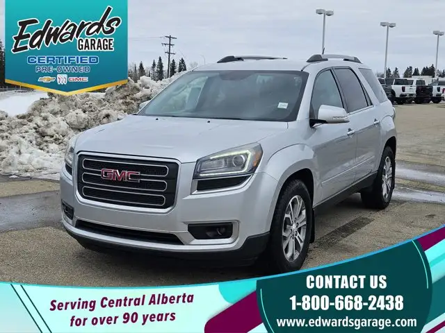 2015 GMC Acadia SLT 7 Pass Htd Lthr Park Assist