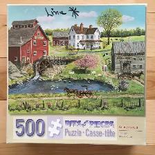 Casse-têtes / Puzzles (10 CT), 500 LARGE pièces (no1)