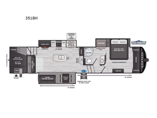 2025 Keystone RV Montana High Country 351BH - Photo 2