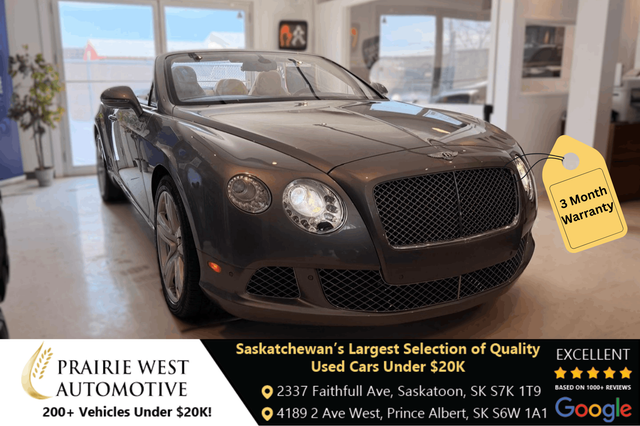 2012 Bentley Continental GT AWD - LOW KM
