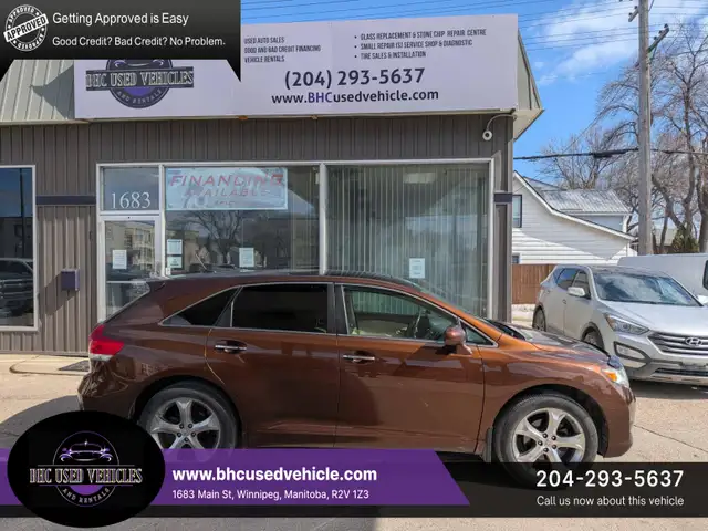 2011 Toyota Venza Wgn V6 AWD- Incl. 1 Yr Warranty $12,999