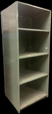 Used industrial metal shelving - strong and durable