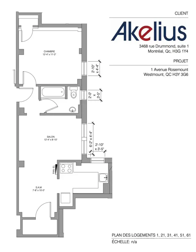 Westmount near Atwater metro, heating included - ID 2737 - Photo 5