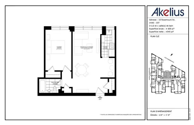 Westmount one-bed apartment near Greene and Atwater - ID 2677 - Photo 16