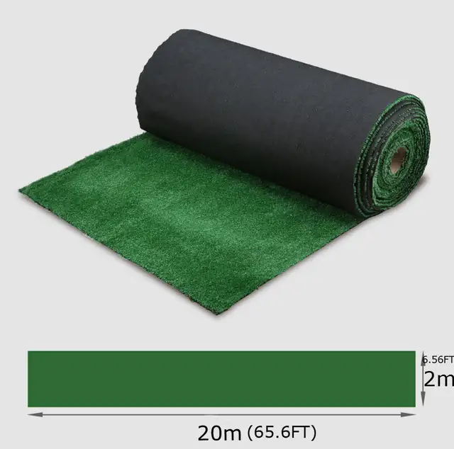 1Roll 65.66.56ft Synthetic Artificial Grass Turf Fake 020079 - Photo 3