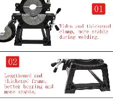 PE PP PB PVDF Pipe Hot Melt Machine Pipe Welder 2.48-6.3'145017 - Photo 2