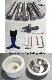 Cutter Grinder Drill Sharpener for End Mill R8 Collet 141075 - Photo 6