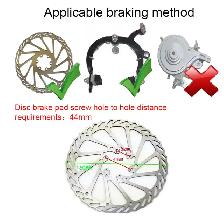 20'' 48V 500W Front Wheel Mountain Bike Conversion Kit 141105 - Photo 7
