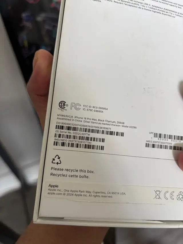 iPhone 16 Pro Max 256gb with boxAirpods/Charger Set/Delivery - Photo 8