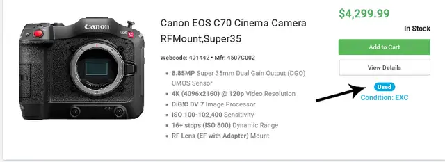 CANON C 70 PROFESSIONAL CINEMA CAMERA - Photo 2