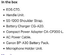 CANON C 70 PROFESSIONAL CINEMA CAMERA - Photo 7