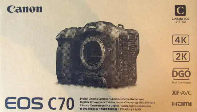 CANON C 70 PROFESSIONAL CINEMA CAMERA - Photo 10
