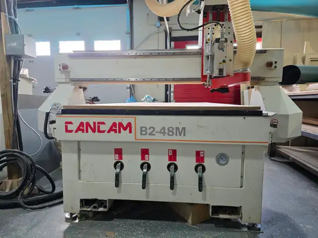 CanCam 4'x8' single phase vacuum table CNC router