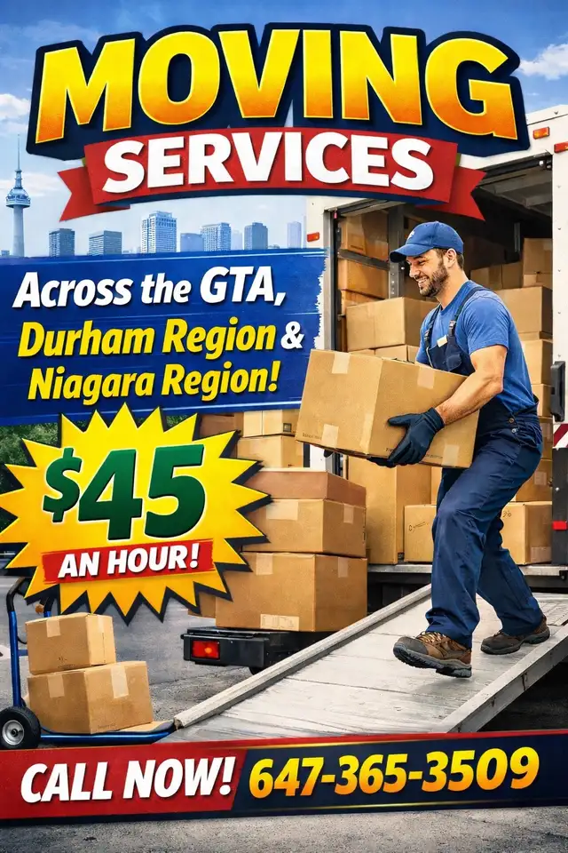 Moving Moving $45 per hour