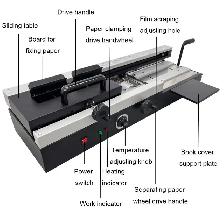Manual Hot Glue Book Binder Binding Machine 026564 - Photo 10
