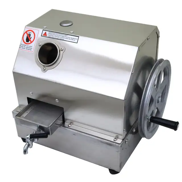 Manual Sugar Cane Juicer Machine Stainless Steel 3 Roller 134045