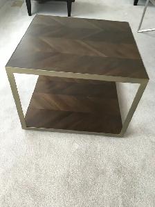 Mara Solid Acacia Wood End Table $300. Like new. - Photo 8