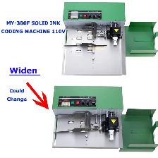 110V MY-380F Stainless Steel Solid-Ink Coding Machine 181172