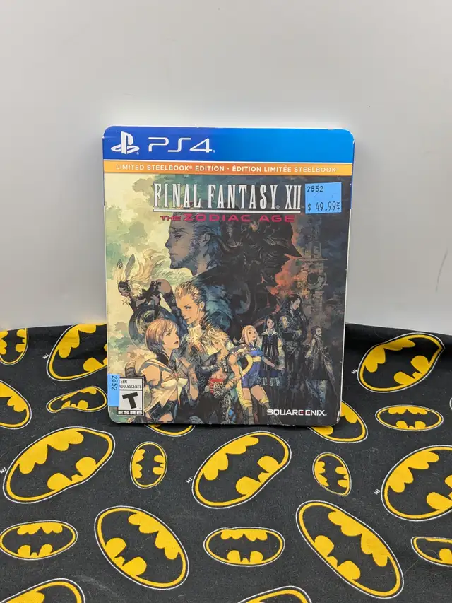 Final Fantasy XII The Zodiac Age Limited Steelbook PS4 (#2852)