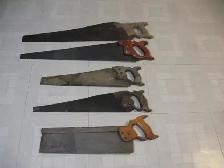5 Vintage Hand Saws - Photo 3