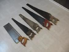 5 Vintage Hand Saws - Photo 5