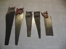 5 Vintage Hand Saws - Photo 9
