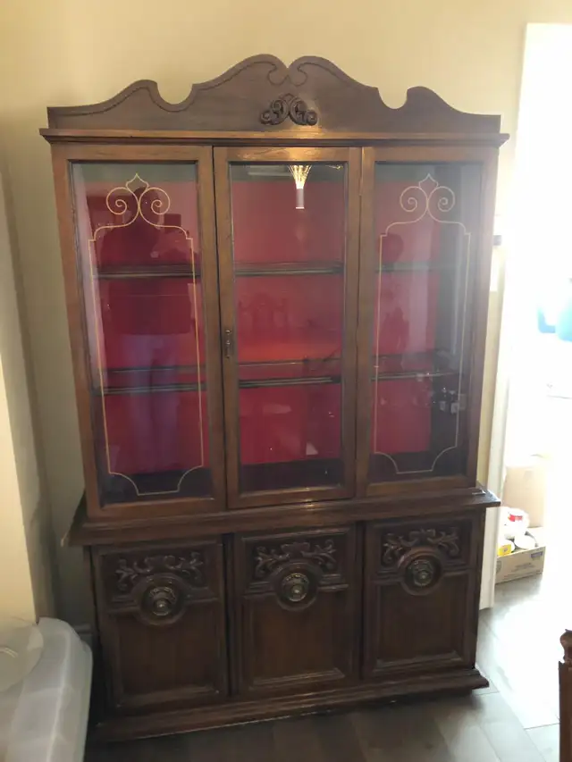 DINING SET WITH CABINET - Photo 2