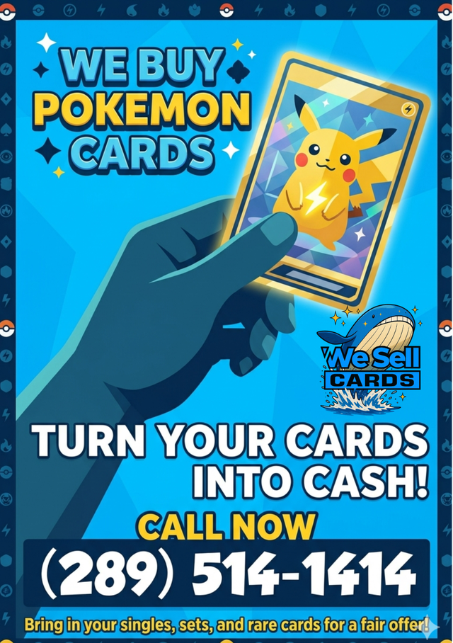 POKEMON COLLECTIONS WANTED - SEALED/SLABS/RAW - SAME DAY CASH