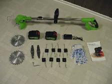 21 Volt Cordless Grass Trimmer/Edger, BRAND NEW