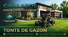 tonte de pelouse Trois-Rivieres