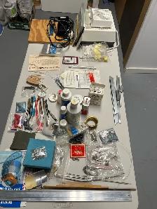 Unused stain glass and pieces and Tools - Photo 2