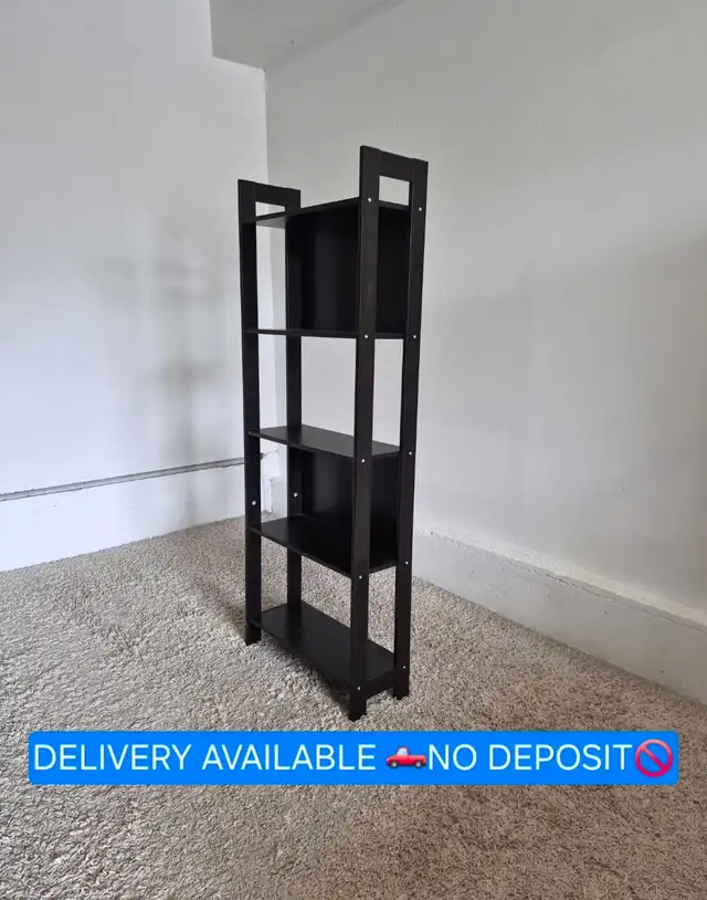 DELIVERY AVAILABLE Beautiful Modern 5 Tier Level Shelving Unit