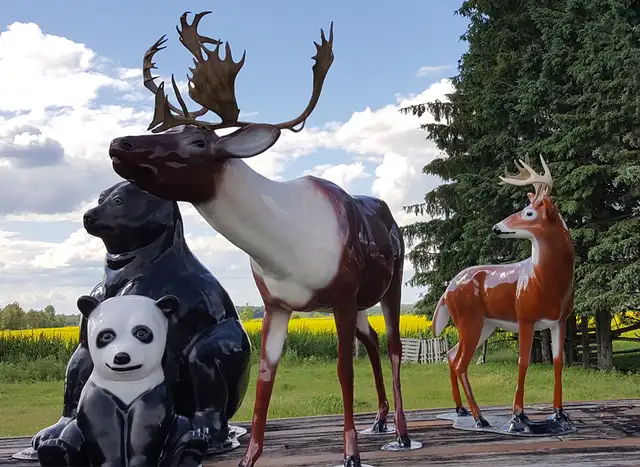 Gift Items, Decoration Items, Fiberglass Animals, objects