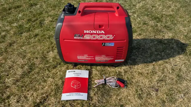 Honda EU 2000i inverter generator, runs very quiet