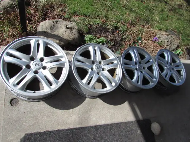Set of Hyundai 17x7 Alloys. Tucson, Santa Fe, Sonata and Elantra