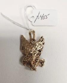 10k Gold Pendants: Crosses, Diamond, Ruby, Aquamarine, Amethyst - Photo 6