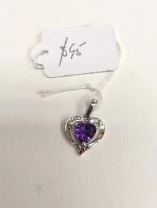 10k Gold Pendants: Crosses, Diamond, Ruby, Aquamarine, Amethyst - Photo 7