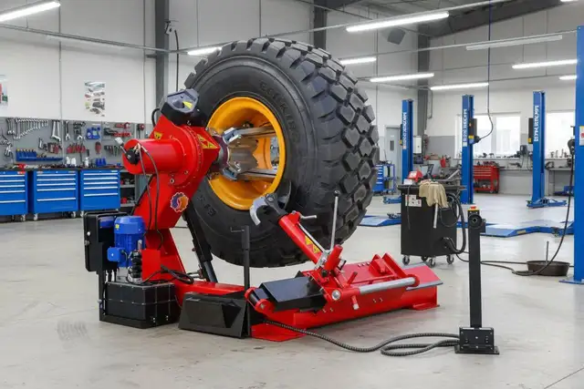 Truck Tire Changer Semi-Automatic – Industrial Strength