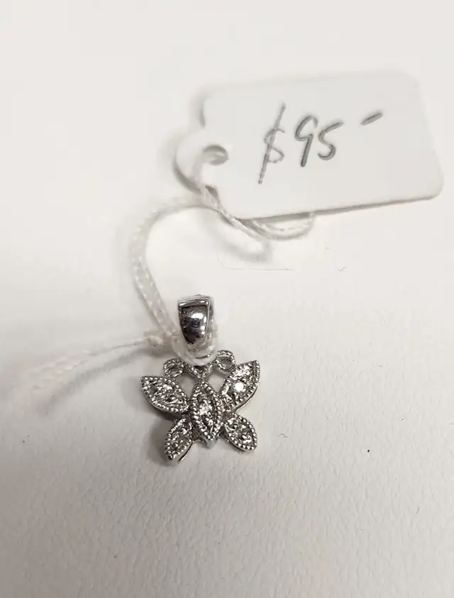 14k Gold Pendants: Cross, Diamonds, Pearls - Photo 4