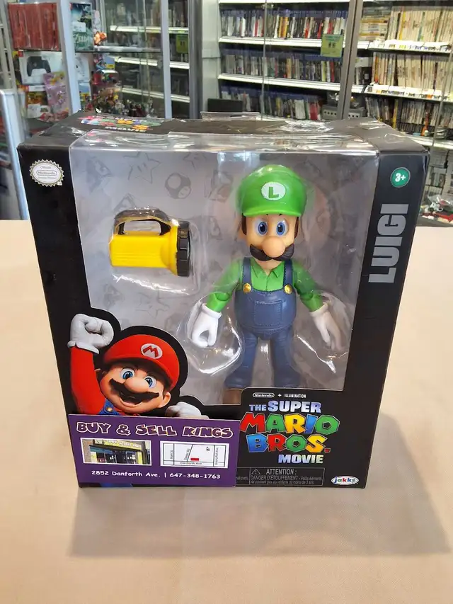 Super Mario Bros Movie - Luigi action figure