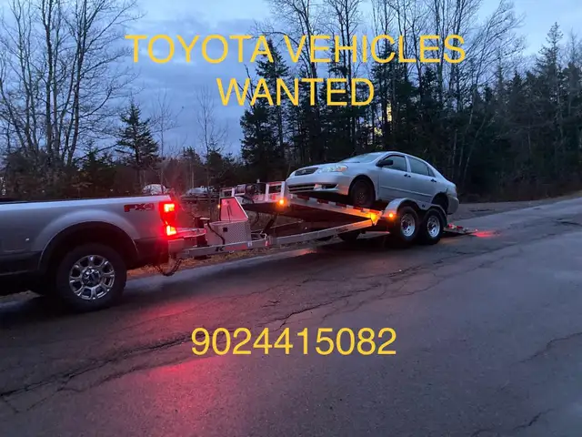 BUYING TOYOTA VEHICLES ANY CONDITION RUNNING OR NOT