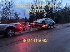 BUYING TOYOTA VEHICLES ANY CONDITION RUNNING OR NOT