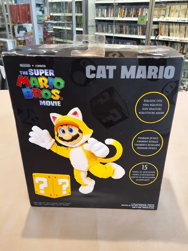 Super Mario Bros Movie - Cat Mario action figure - Photo 2