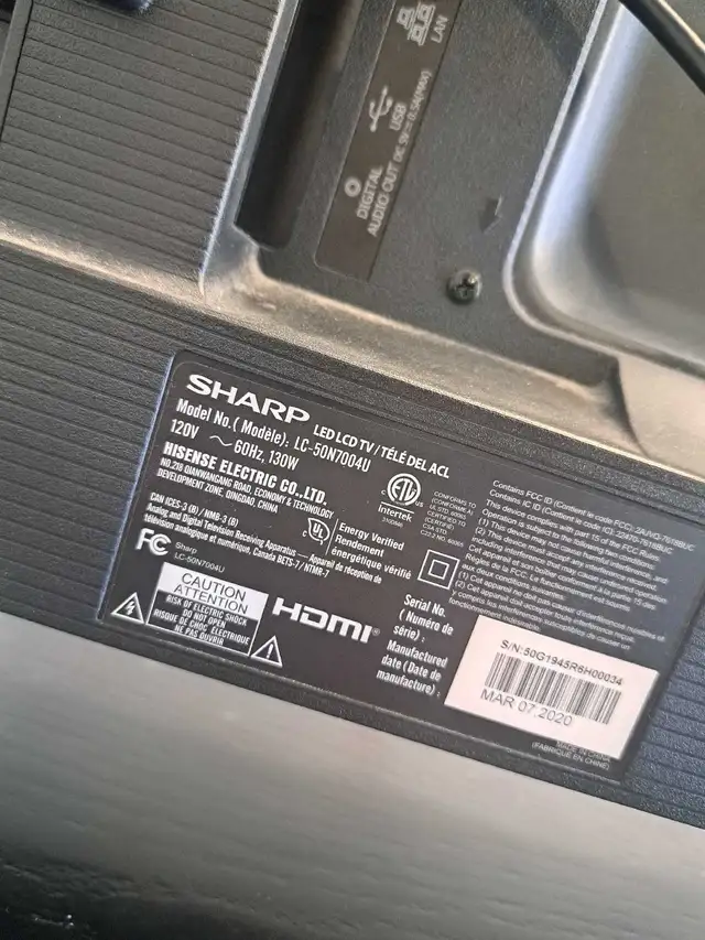 Sharp 4k Tv - Photo 3