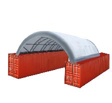 Double Truss Container Shelter 20’×40’×6.5’ – Heavy Duty Storage - Photo 3