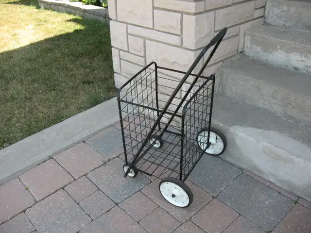 Large Folding Shopping Cart, $45 - Photo 3