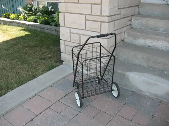 Large Folding Shopping Cart, $45 - Photo 6